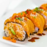 Spicy Salmon Sushi Roll